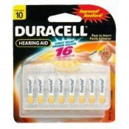 DURACELL HEARING AID EASY TAB 10 8PK