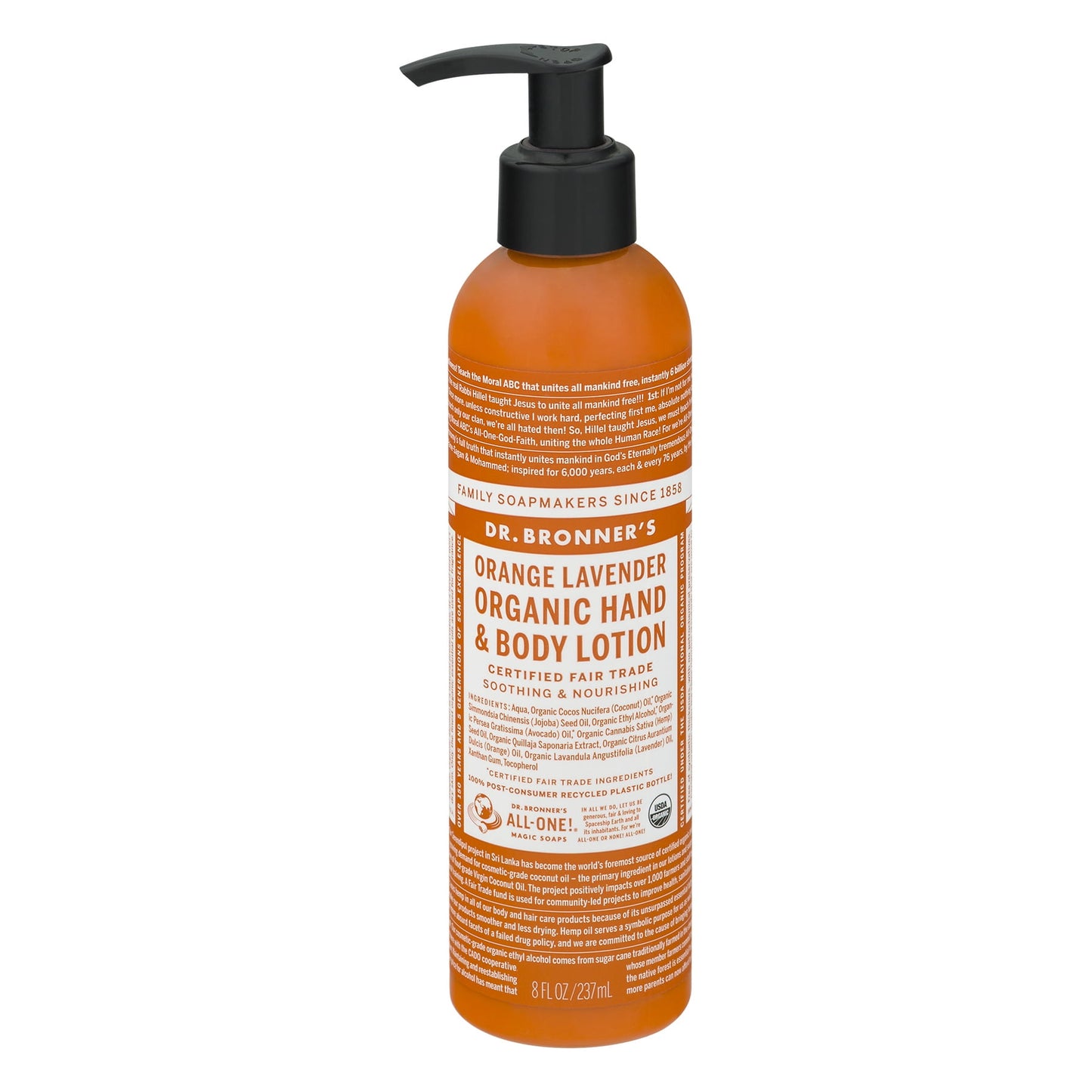 DR. BRONNER'S LOTION,OG2,ORANGE LAVENDR
