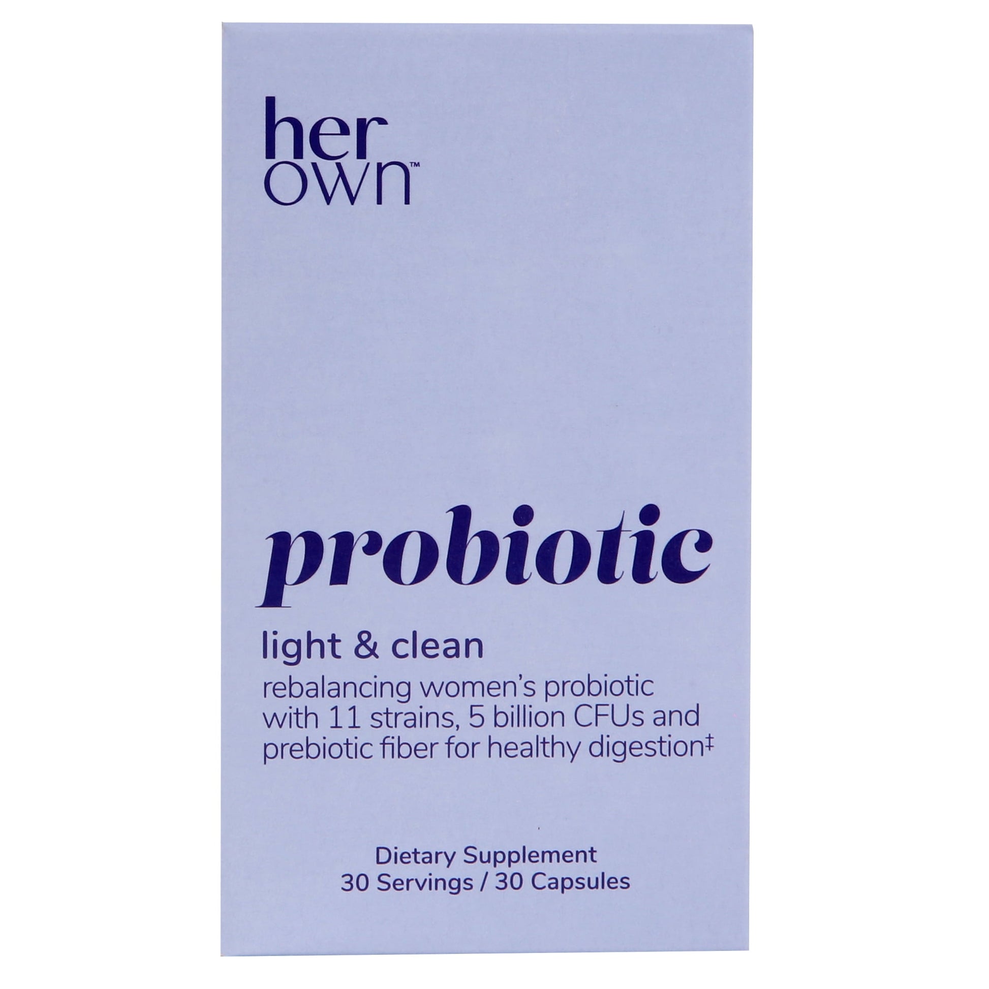 HER OWN PROBIOTIC CP 30 LGT/CLN