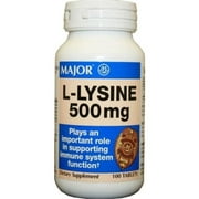 NAT B LYSINE TB 500MG 100