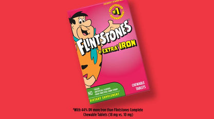 FLINTSTONES EXTRA IRON CW 90EA