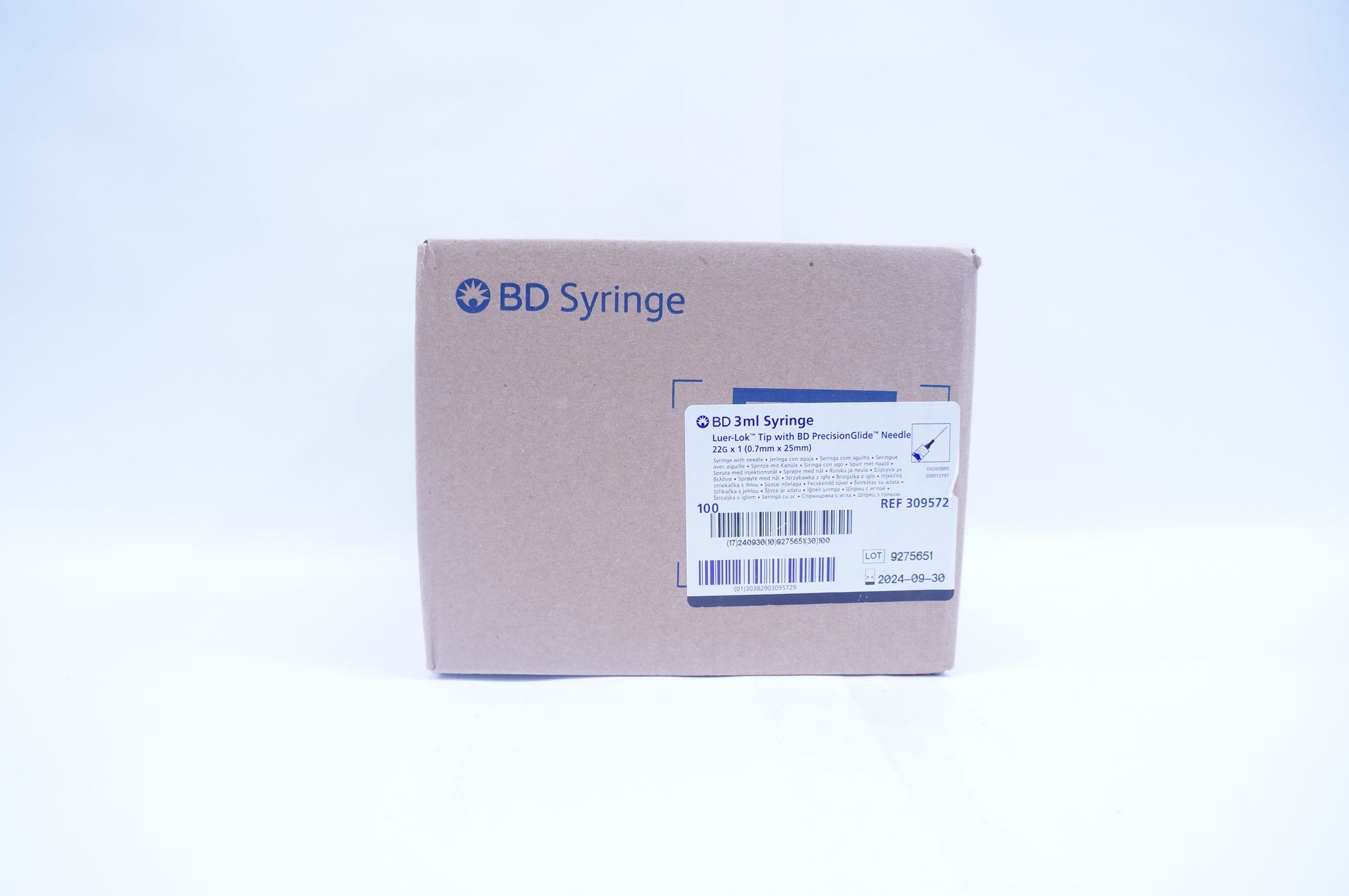 BD SY 22GX1N 3ML LL 100 309572