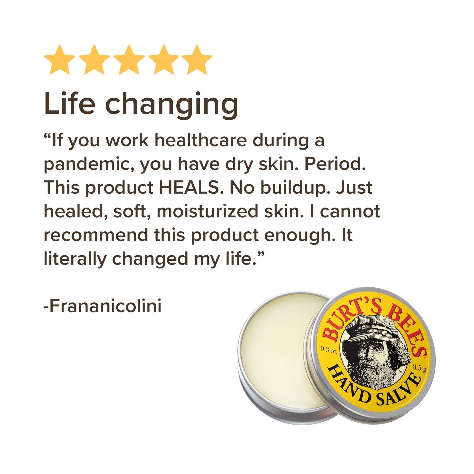 Burt's Bees Hand Salve, 3 oz