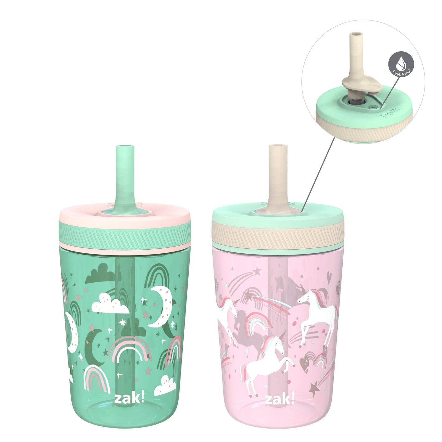 Zak Kelso Tumbler - Fanciful Unicorn, 15 oz