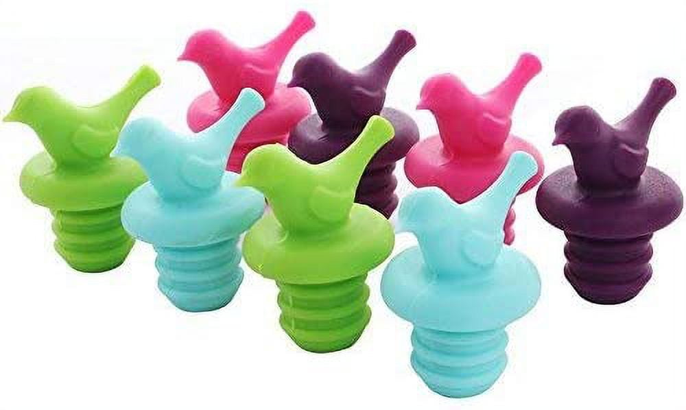 barY3 Silicone Wine Stopper - Assorted, 4 count