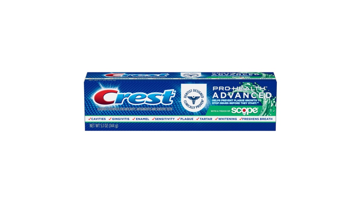 CREST PRO HEALTH ADVN SENS RLF T/P 5.1OZ