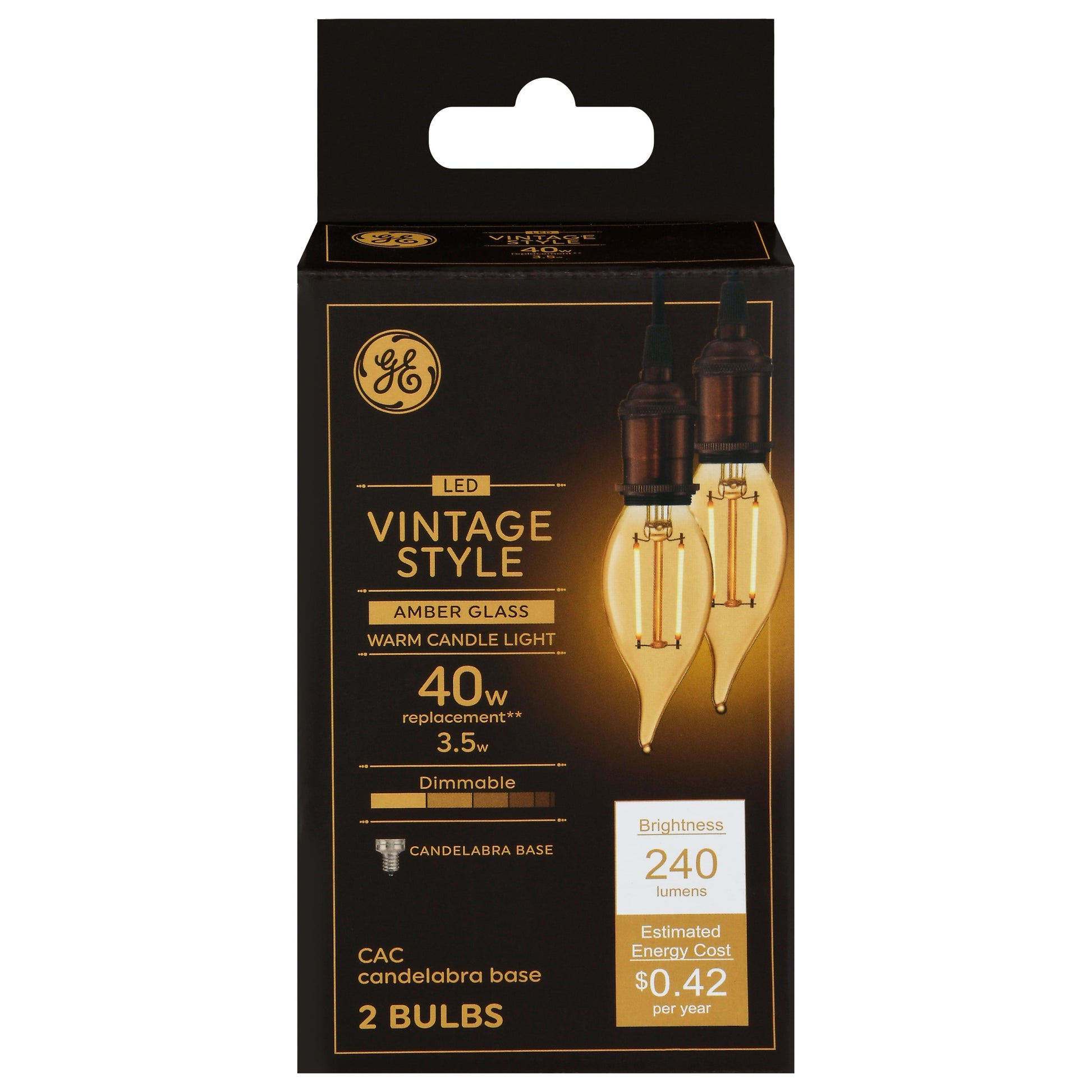 GE Lighting LED Light Bulb, 40 Watt Eqv, Daylight, A19, 4 pack