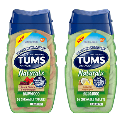 TUMS ANTACD CW 1000MG 56 CCNUT