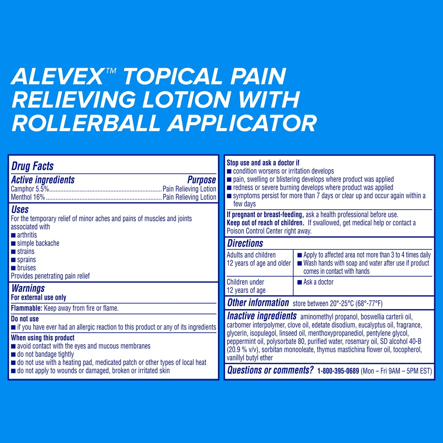 ALEVEX P/RLV LT 16-5.5% 77GM MS