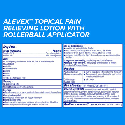 ALEVEX P/RLV LT 16-5.5% 77GM MS