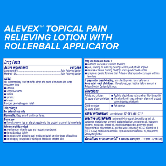 ALEVEX P/RLV LT 16-5.5% 77GM MS