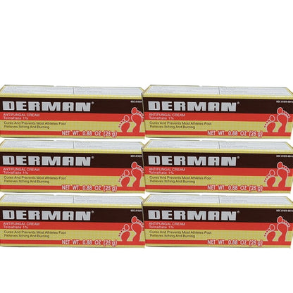 DERMAN CR 5-18% 50GM FOOT DSHP