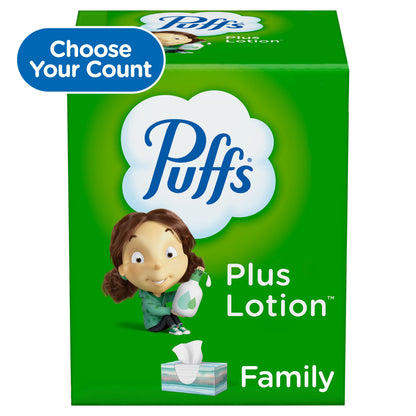 PUFFS PLUS LOTION 6X72 WHITE