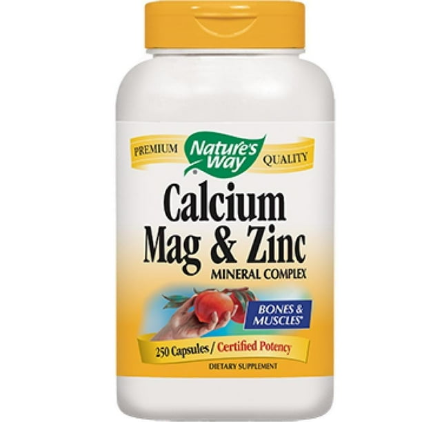 NATURE'S WAY CALCIUM,MAGNESIUM & ZINC