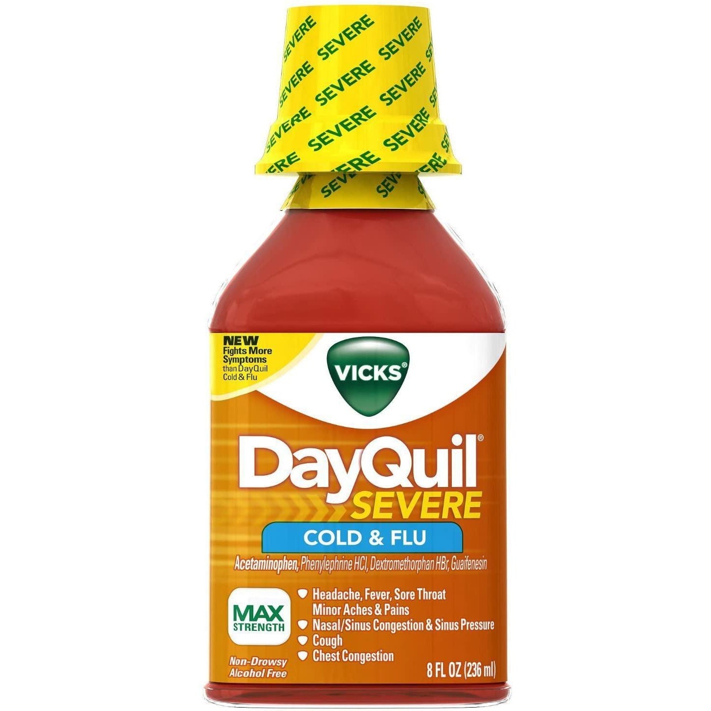 Vicks DayQuil Severe Cold & Flu Liquid, 1 oz