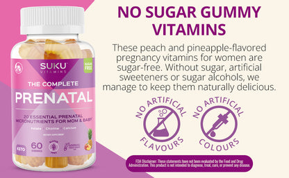 SUKU VITAMINS GUMMY,COMPLETE PRENATAL