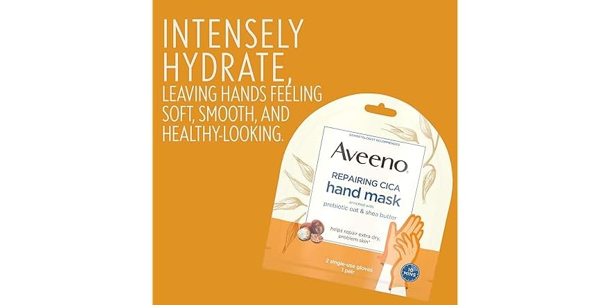 AVEENO HAND MASK GLOVE 1 PAIR