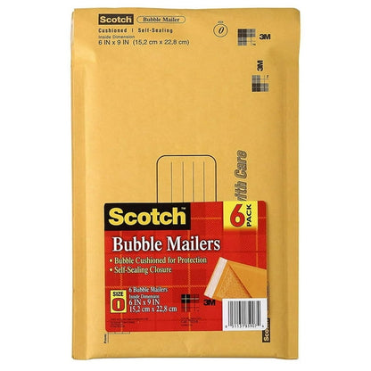 Scotch Expandable Bubble Mailer - White, Size 5 Large