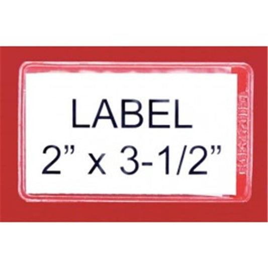 LABEL HOLDER 3" CLEAR DS