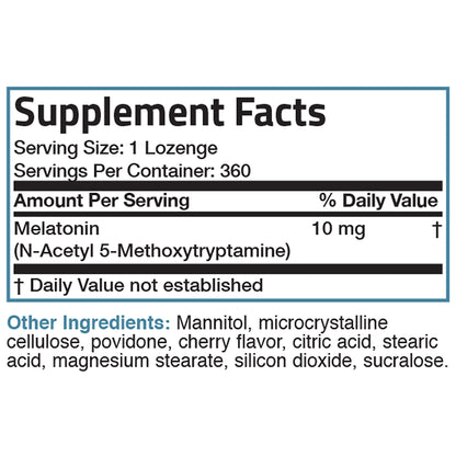 MELATONIN,10 MG,DSSLV,GF