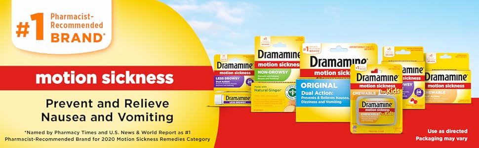 DRAMAMINE NAUSEA GINGER CW 20