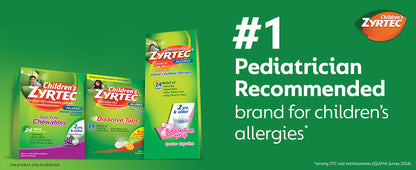 ZYRTEC CHILD ALRGY DISLVE TAB CITRS 24CT