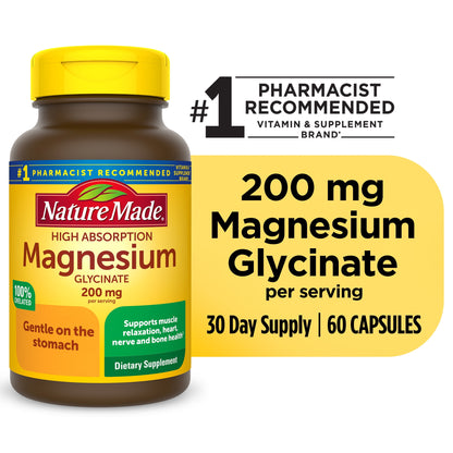NT MAGNESIUM GLY CP 100MG 60 G/F