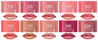 L'ORÉAL PARIS Glow Paradise Balm-in-Lipstick with Pomegranate Extract, 180 Beige Eden, 0.1 oz