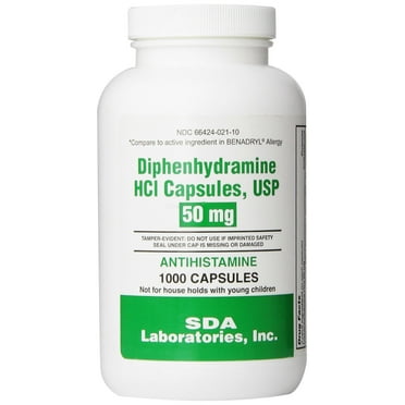DIPHENHYD 50MG CAPSULE 1000CT MAJOR