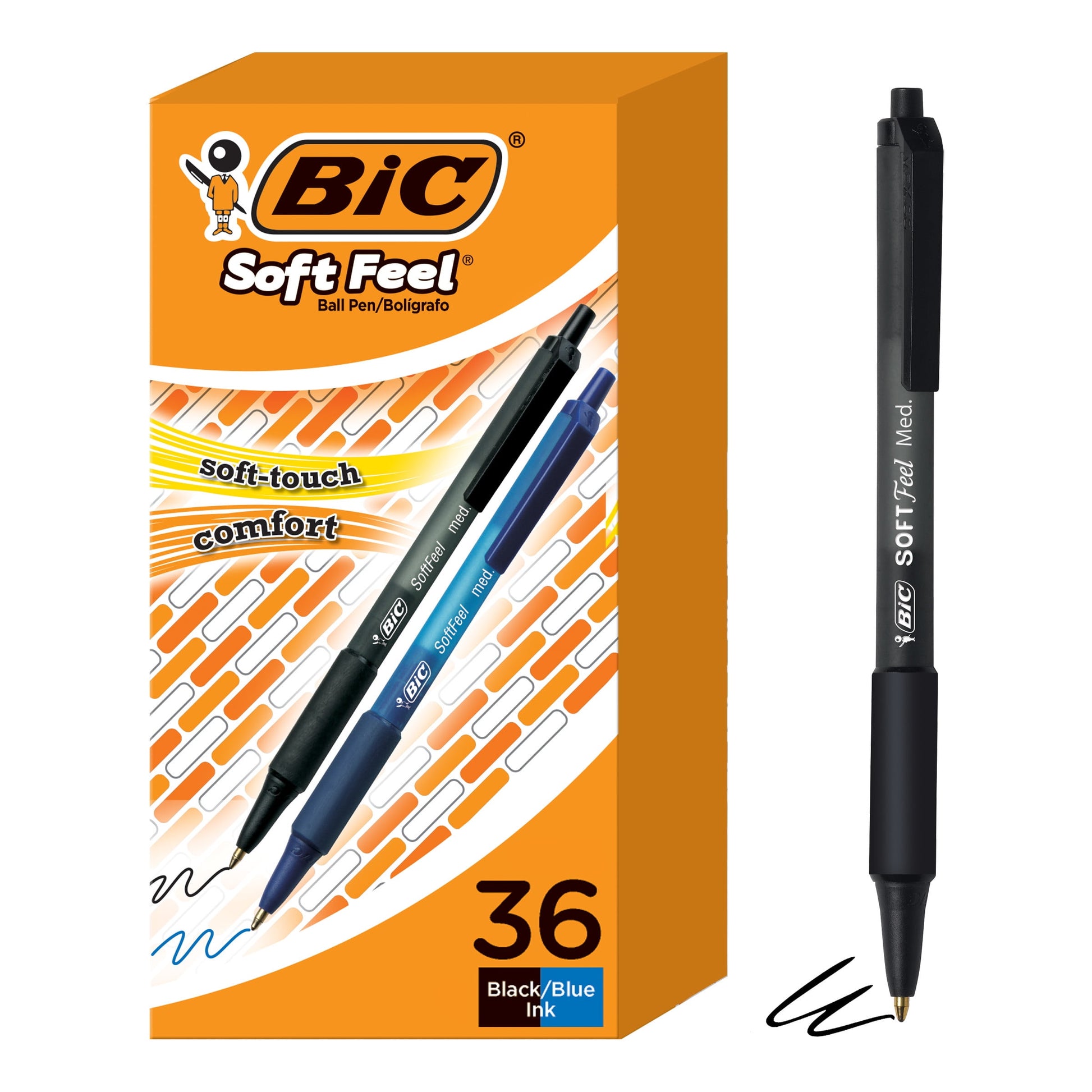 BiC  ECO-lutions Retractable Ballpoint Pens - Black, 4 count