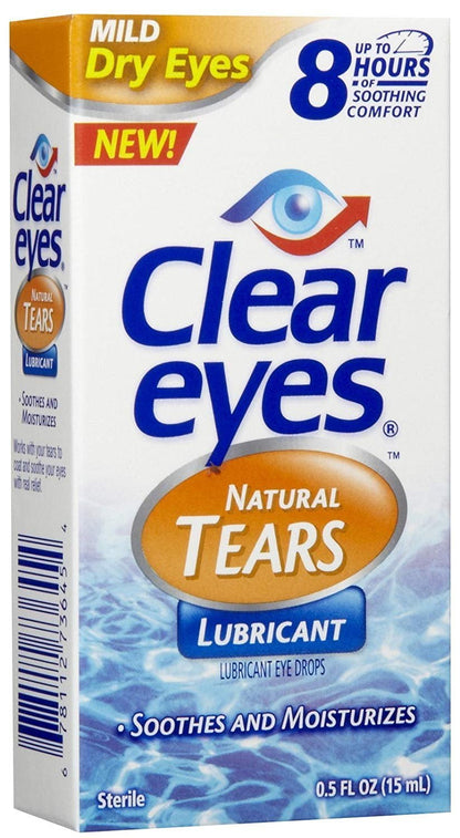 CLEAR EYES TEARS NATURAL MILD 0.5OZ