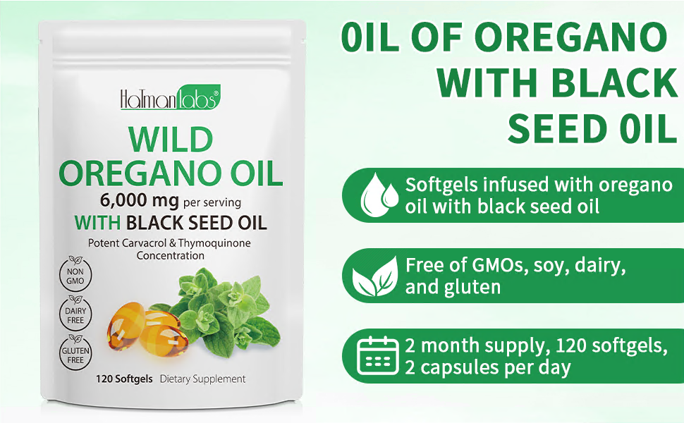 BLACK SEED OREGANO OIL,100% PURE