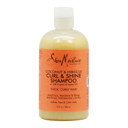 CURL AND SHINE SHAMPOO COCONUT & HIBICUS