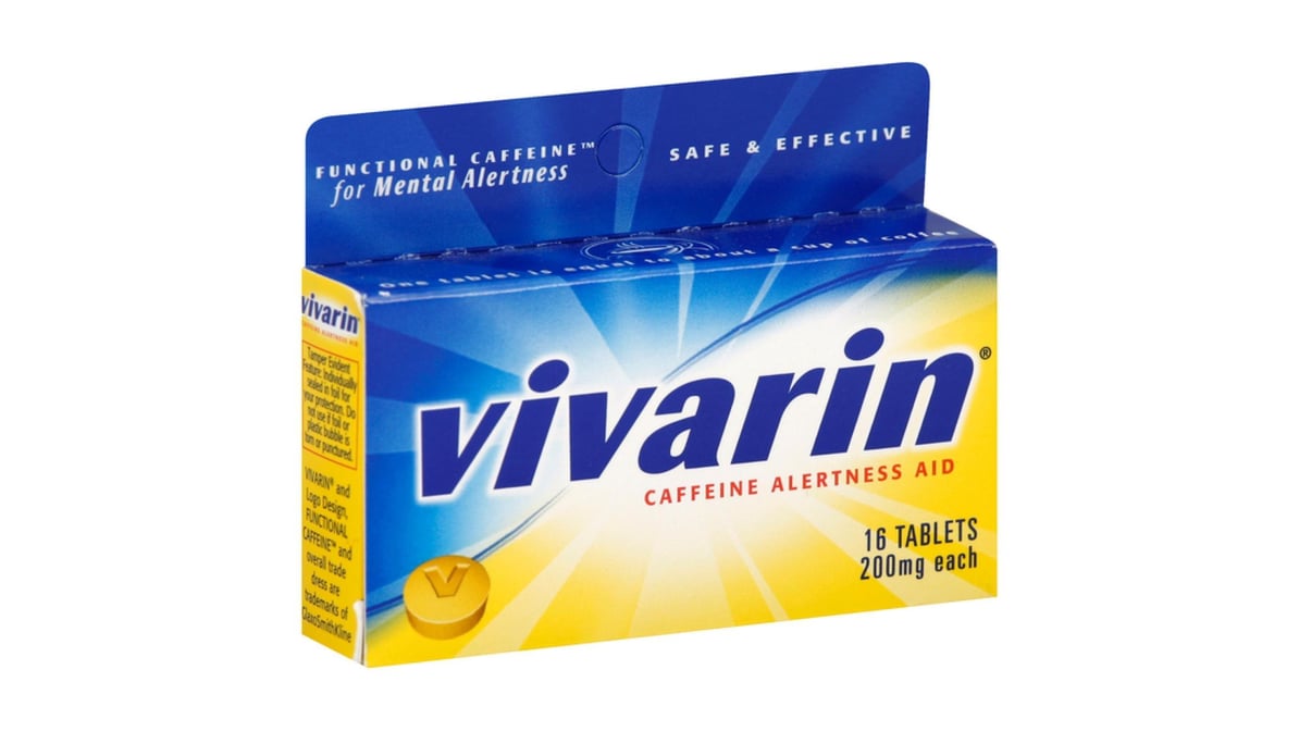 VIVARIN 200 MG CAFFEINE TAB 60CT