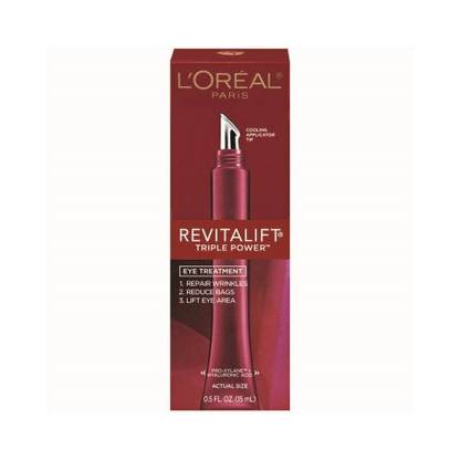 L'ORÉAL PARIS Revitalift Triple Power Eye Treatment, Anti Aging, 0.5 fl. oz.