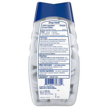 TUMS ANTACD CW 1000MG 56 BKCHY