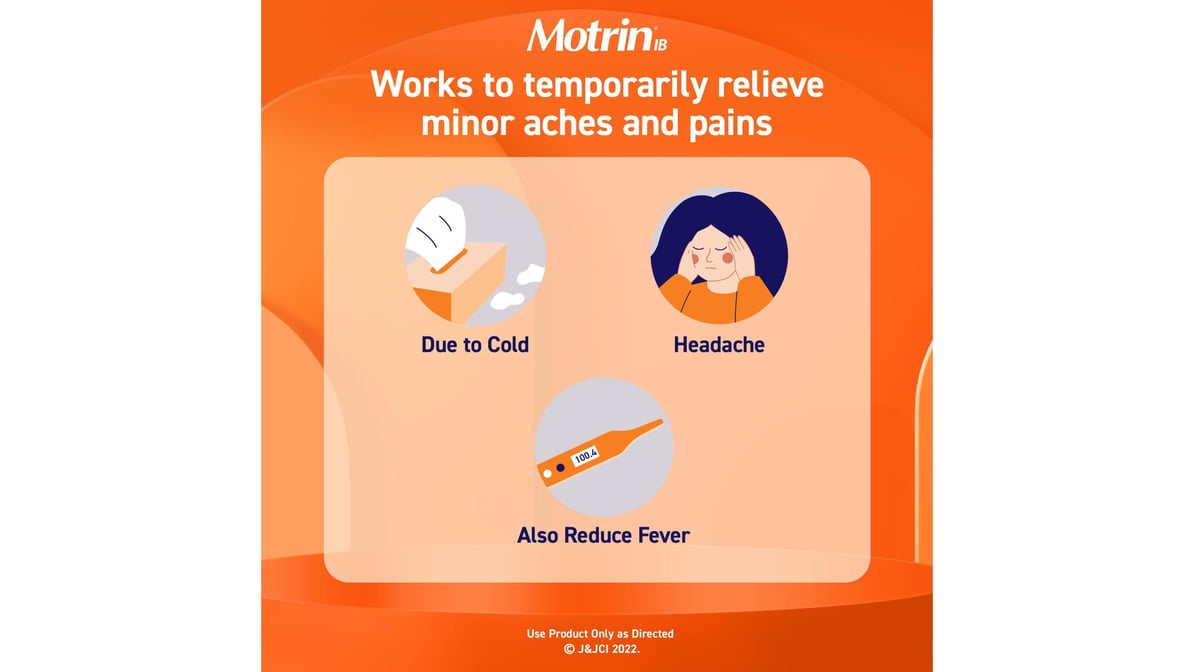 MOTRIN IB 200 MG TAB 100