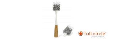 FULL CIRCLE BOTTLE BRUSH,CLN RCH,WHT