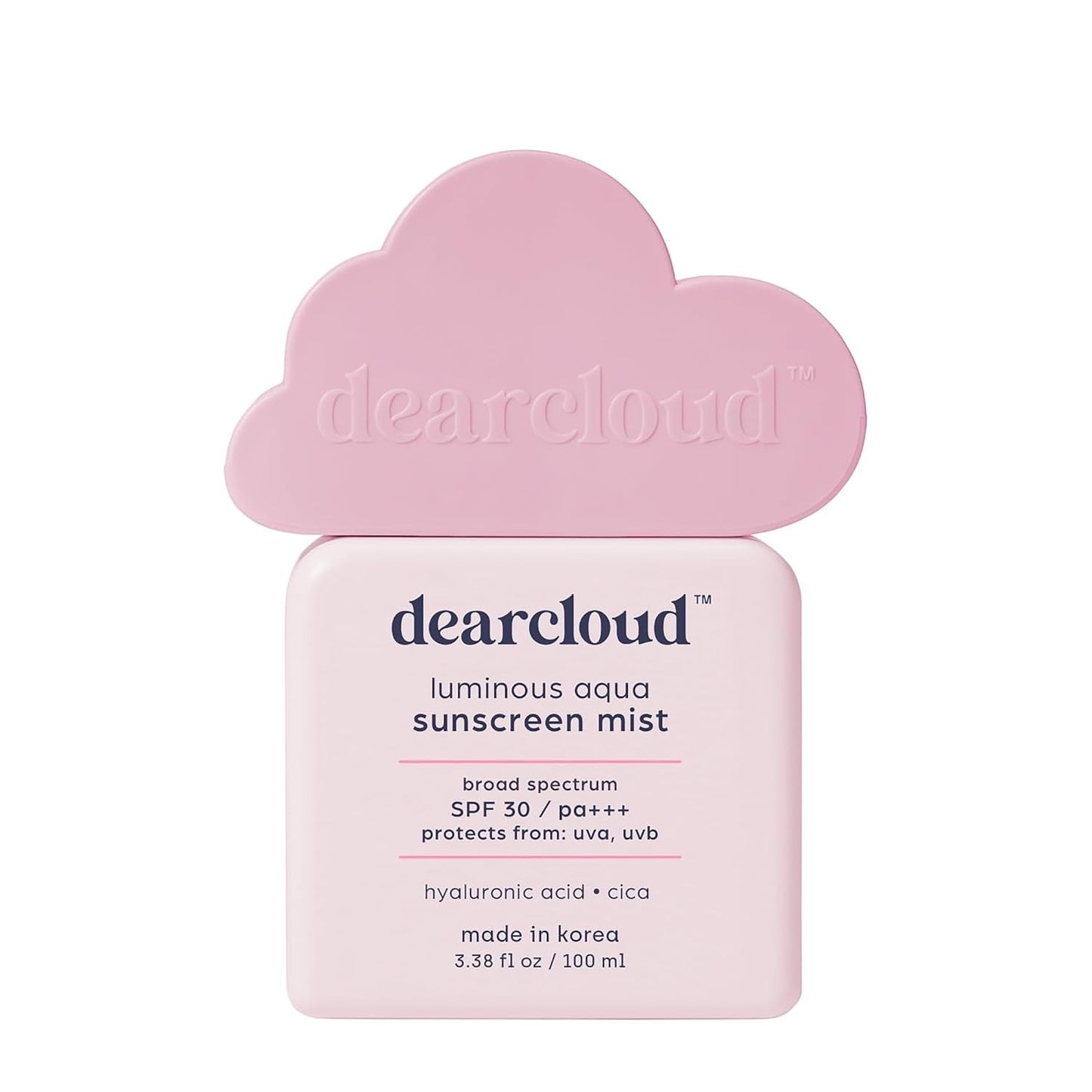 dearcloud Luminous Aqua Sun Mist, SPF 30