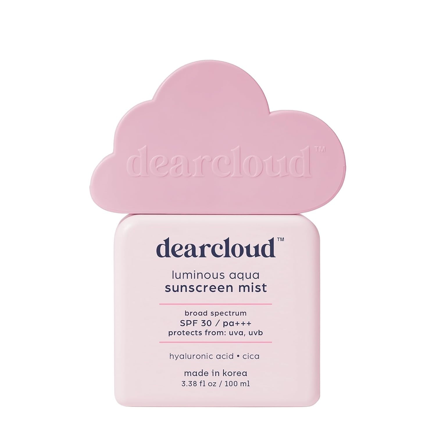 dearcloud Luminous Aqua Sun Mist, SPF 30