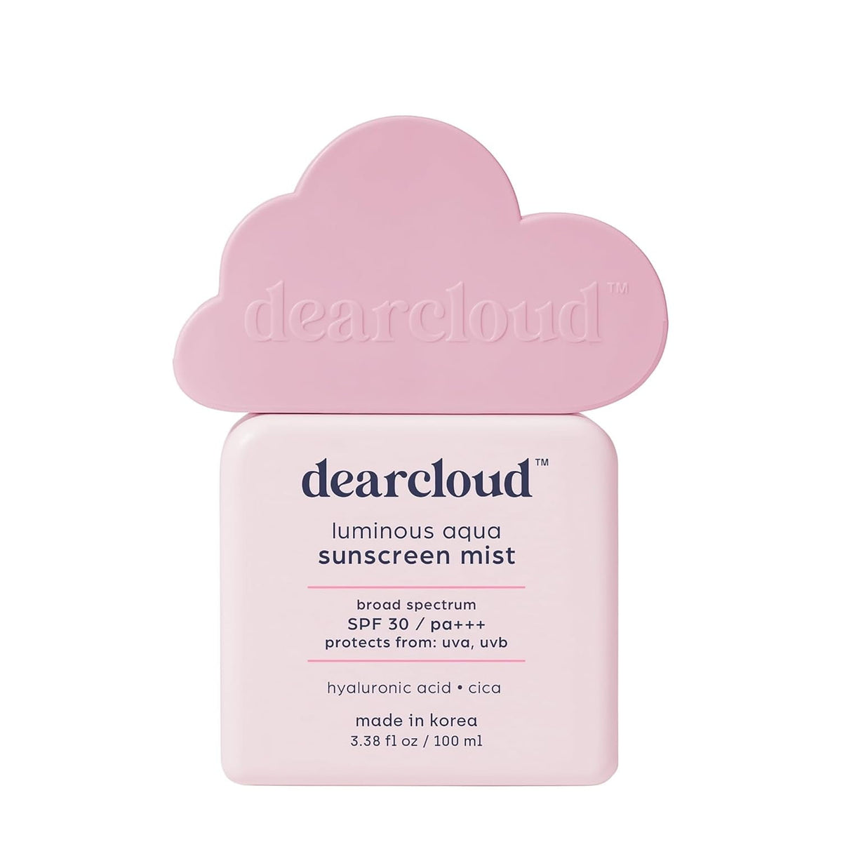 dearcloud Luminous Aqua Sun Mist, SPF 30