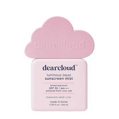 dearcloud Luminous Aqua Sun Mist, SPF 30