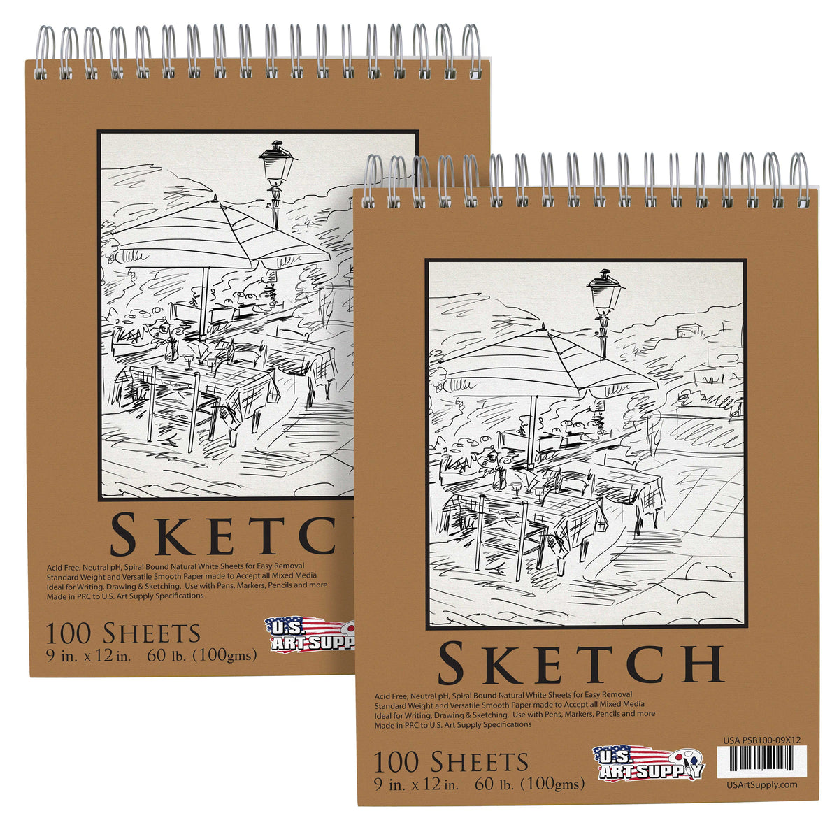UCreate 50 Sheet Sketch Pad, 9" x 12"