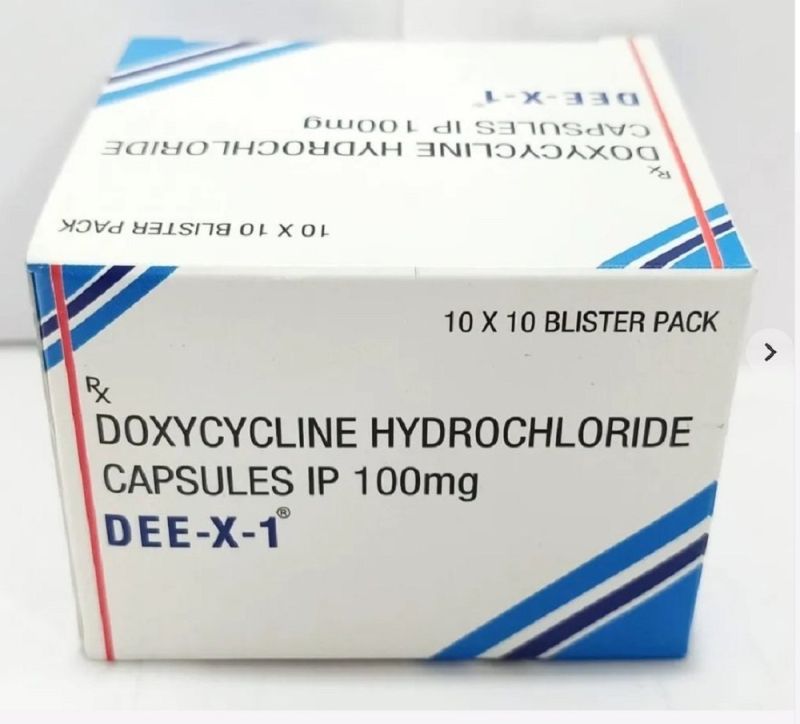 DOXYCYCLINE CP 100MG 5X10UD