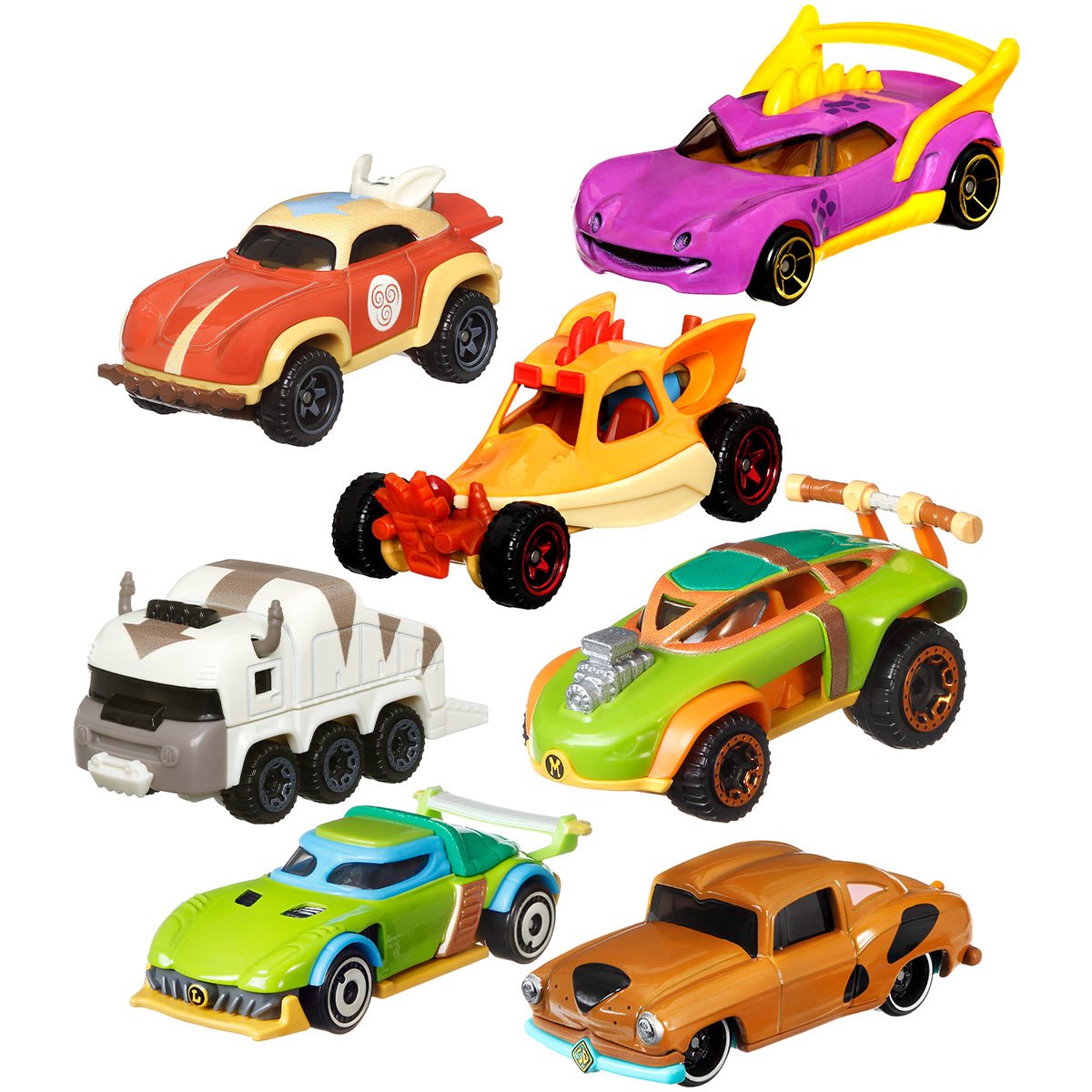 Hot Wheels Animated Character Cars - Mix 4, Assorted