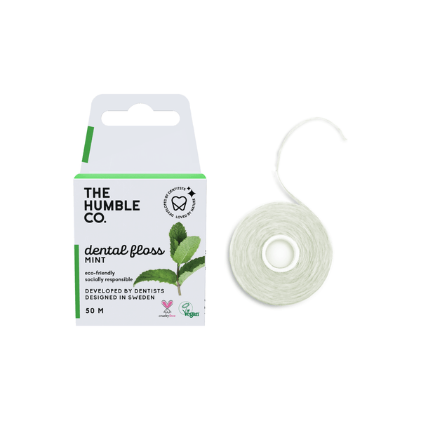THE HUMBLE CO. FLOSS PICKS,CHARCOAL,MINT