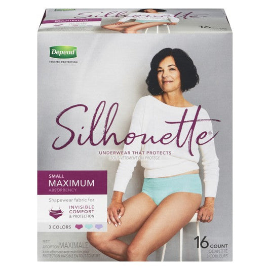 DEPEND SILHOUETTE BF 12 LRG WMN