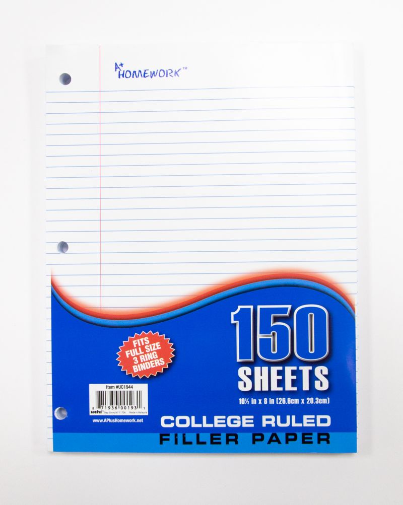 iScholar Graph Ruled Filler Paper Sheets
