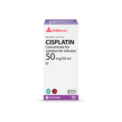 CISPLATIN MF 1MG/ML 50ML