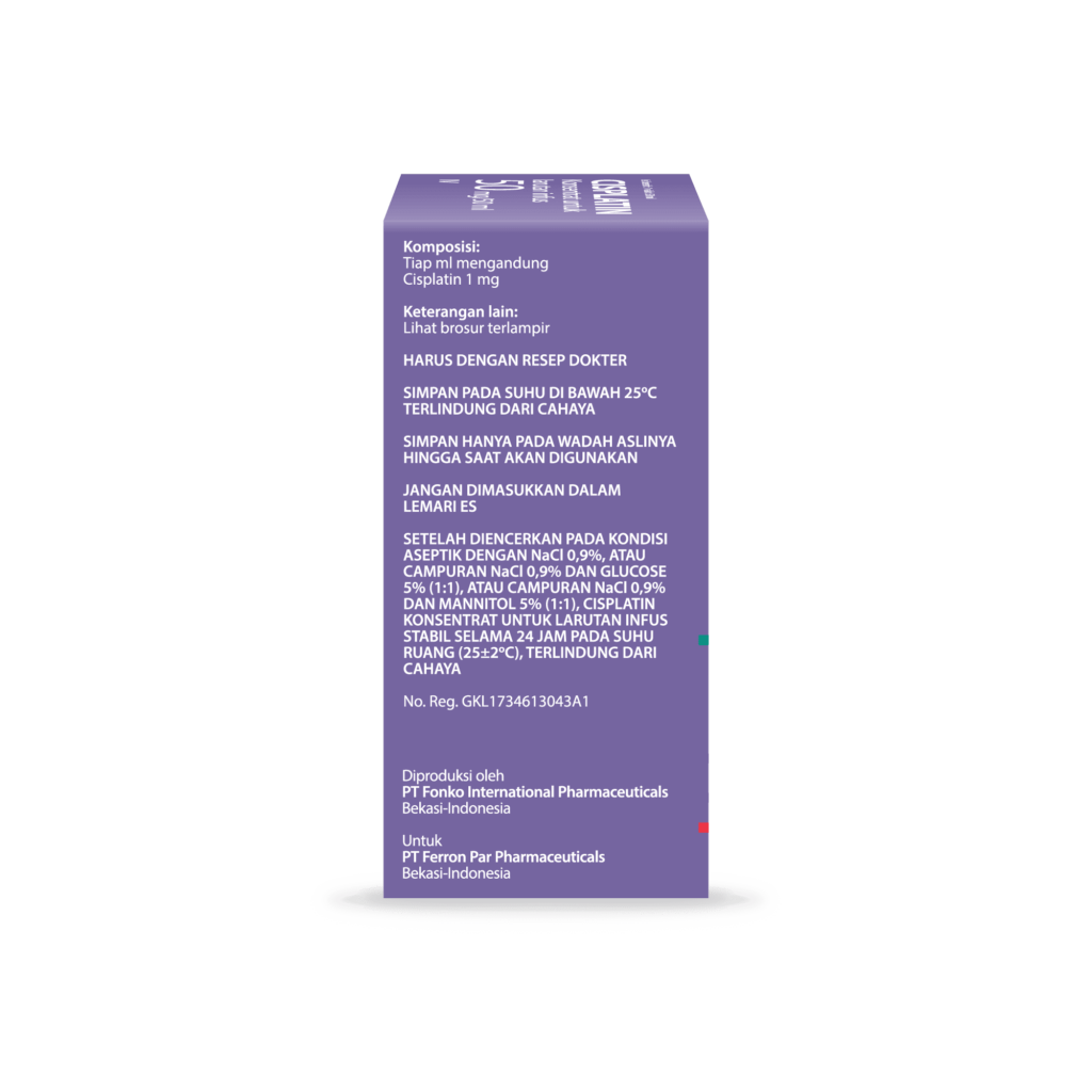 CISPLATIN MF 1MG/ML 50ML